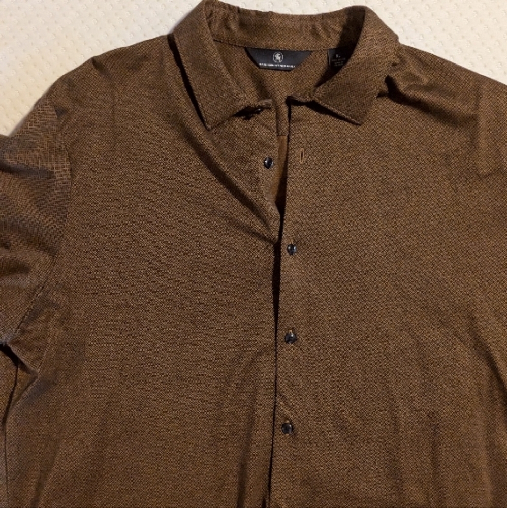 Hart Schaffner Marx Brown Men's Shirt